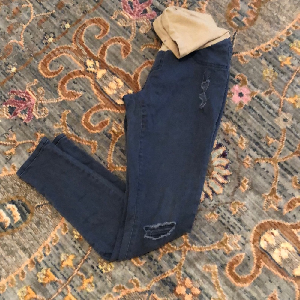 Grey jeggings